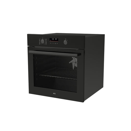 AEG OU5PB40XK 59.6cm Built In Electric Single Oven - Black