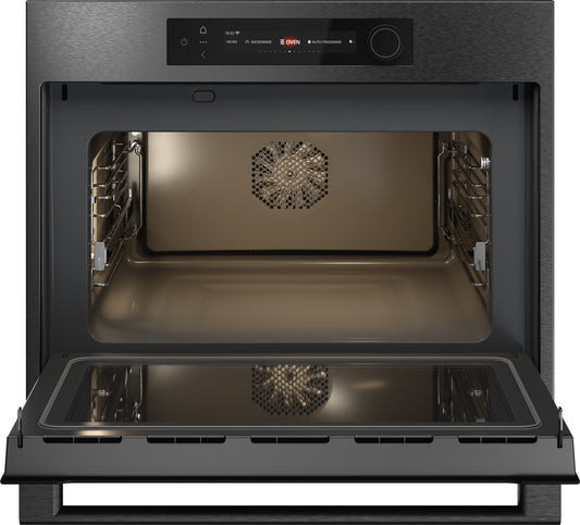 ASKO OCM64BSH 45cm Built In Combi Oven with Microwave - Black Steel