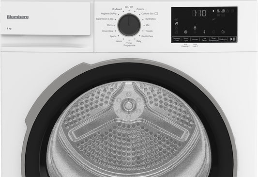 Blomberg LTA18321W 8kg Heat Pump Tumble Dryer - White