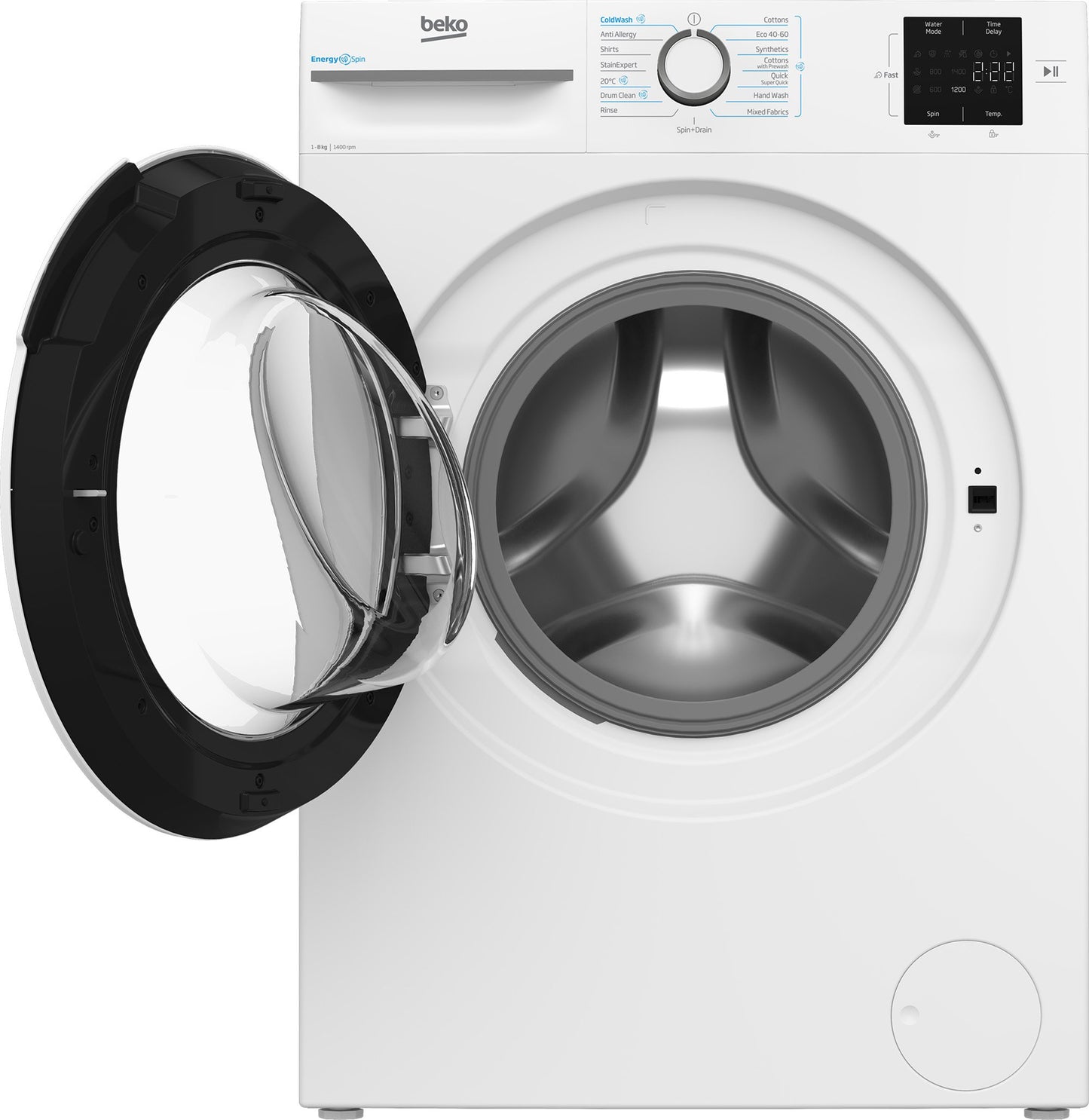 Beko BMN3WT3841W 8kg 1400 Spin EnergySpin Washing Machine - White