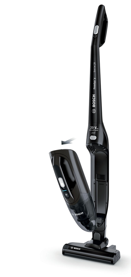 Bosch BCHF220GB Serie 2 2-in-1 Cordless Vacuum Cleaner - 44 Minutes Run Time - Jet Black