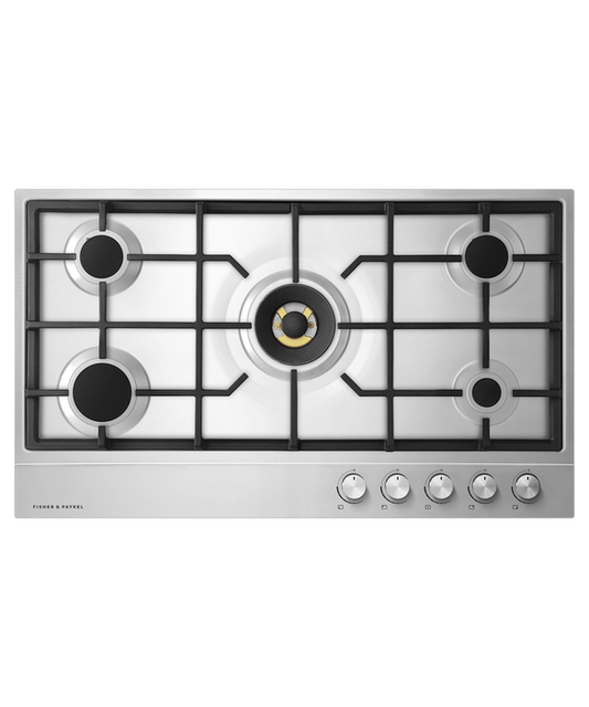 Fisher & Paykel CG905DNGX1 90cm Gas Hob - Stainless Steel
