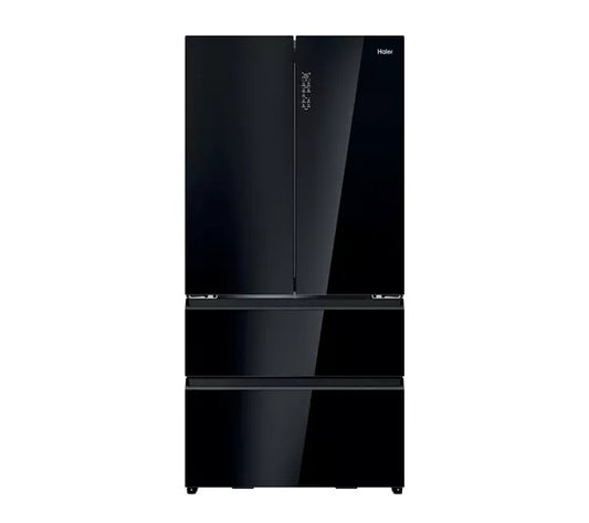Haier HFR79F19DFGB No Frost Multi-Door Fridge Freezer - Glass Inox Look