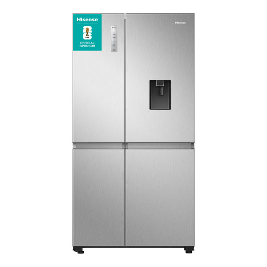 Hisense RS840N4WCE 60/40 91cm Frost Free American Fridge Freezer - Stainless Steel