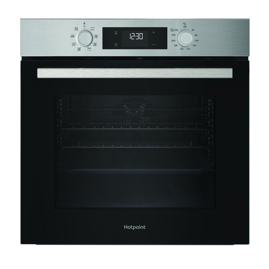 Hotpoint HO255HXUK 59.5cm Built In Electric Single Oven - Stainless Steel