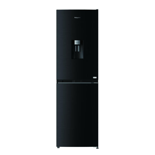 Hotpoint HPKF3241WXR4UK 54.5cm 50/50 Fridge Freezer - Black Steel