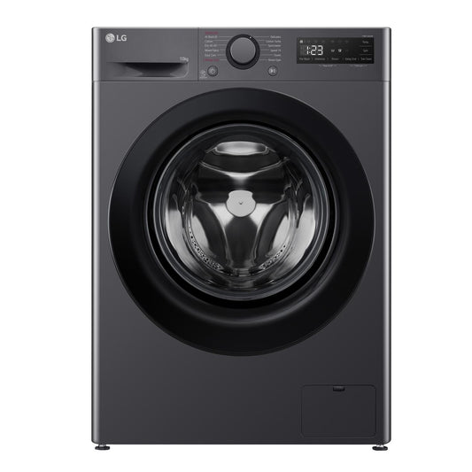 LG F4Y510GBLN1 10kg 1400 Spin Washing Machine - Slate Grey