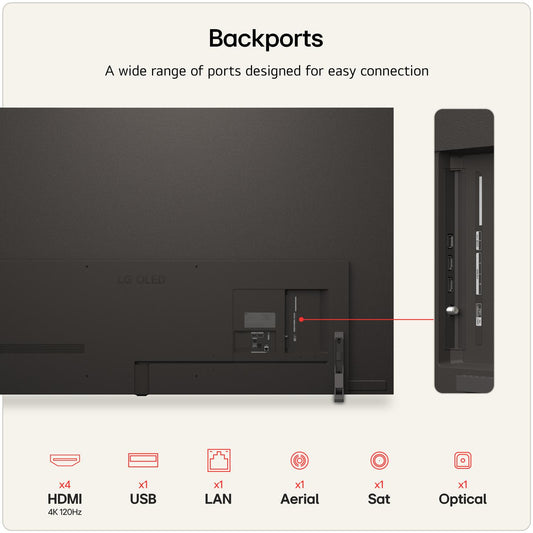 LG OLED83B6ELB.AEK 83" 4K OLED AI Smart TV