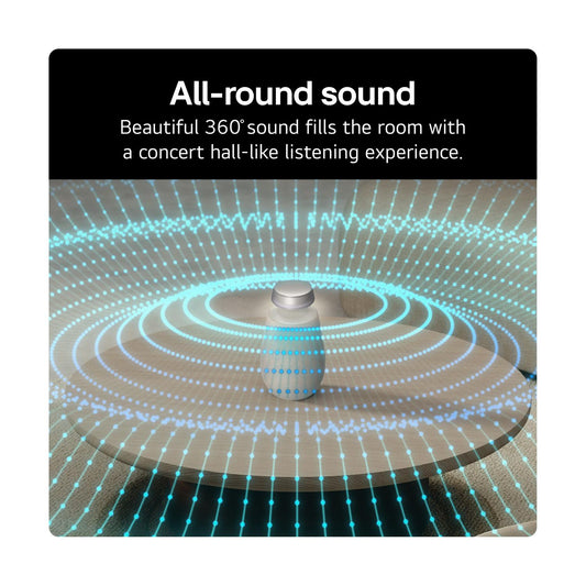 LG XO2TBE.CEUSLLK Xboom 360 Bluetooth Speaker - Beige