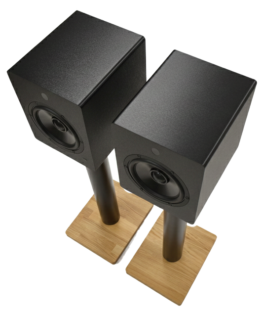 Mitchell Acoustics 7020200 uStream Speaker Floor Stands - Black