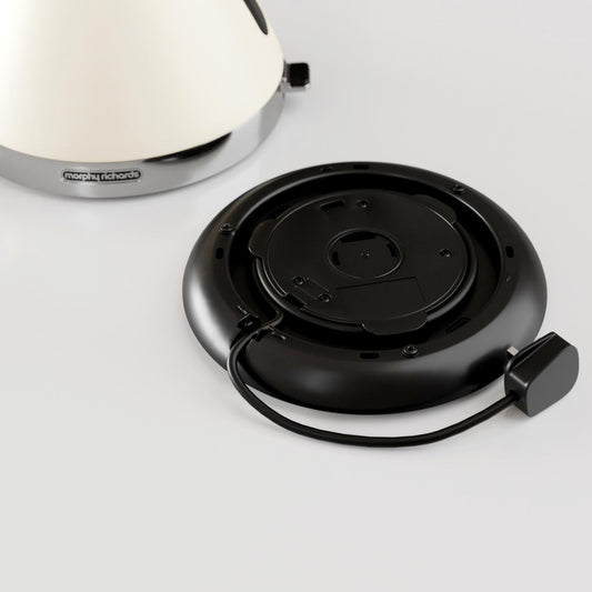 Morphy Richards 100132 1.5 Litres Venture Pyramid Rapid Boil Kettle - Cream