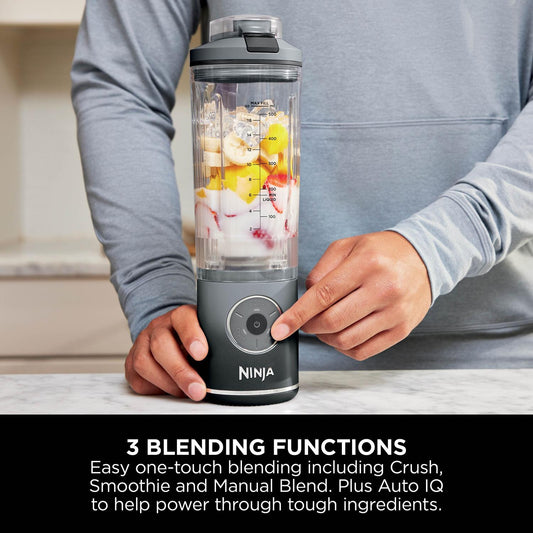Ninja BC251UKGY Compact Portable Rechargeable Blender - Grey