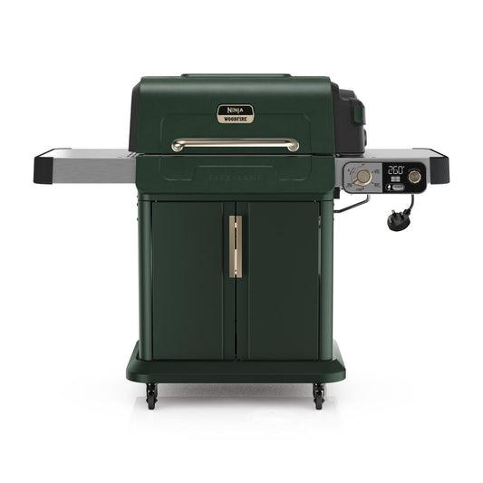 Ninja PG301UKGN FlexFlame Gas BBQ & Outdoor Cooking System - Green