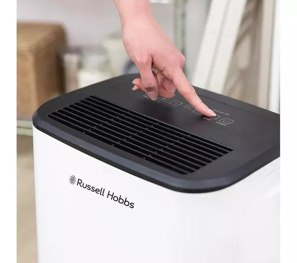 Russell Hobbs RHDH2002 20L Dehumidifier - White & Black