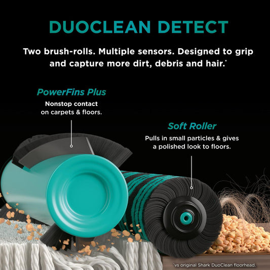 Shark HZ4000UKT PowerDetect Corded Stick Vacuum Cleaner - Dark Teal