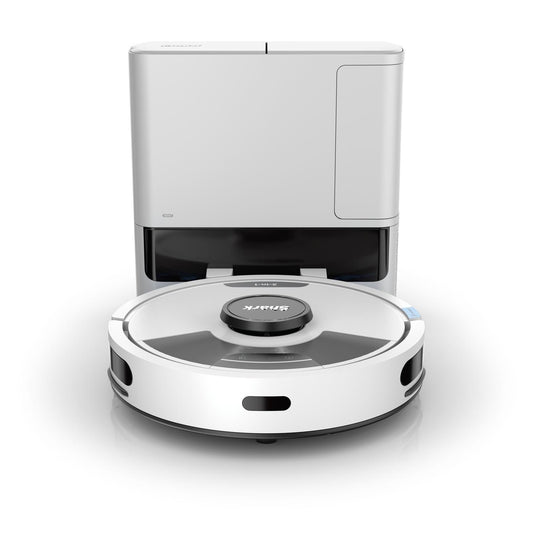 Shark RV2620WAUKWH Matrix Plus 2 in 1 Self Empty Robot Vacuum & Mop - 110 Minutes Run Time - White/Silver