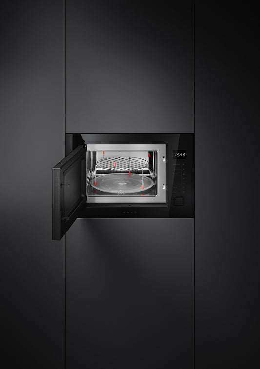 Smeg FMI225BI 25 Litres Built In Microwave - Black