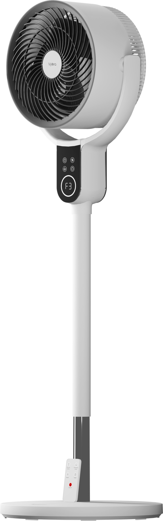 Vybra VS001-OF Oscillator Dual Height Tilt & Swing Oscillating Fan - White