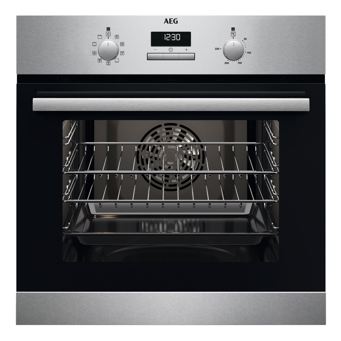 AEG BCX23101EM 59.4cm Built In Electric Single Oven - Stainless