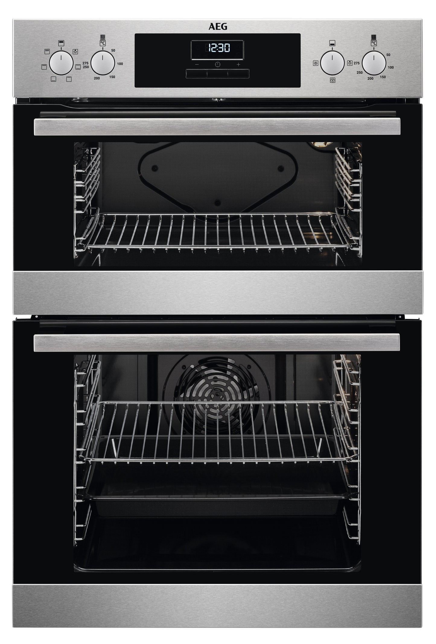 AEG DEX33111EM 59.4cm Built In Electric Double Oven - Stainless