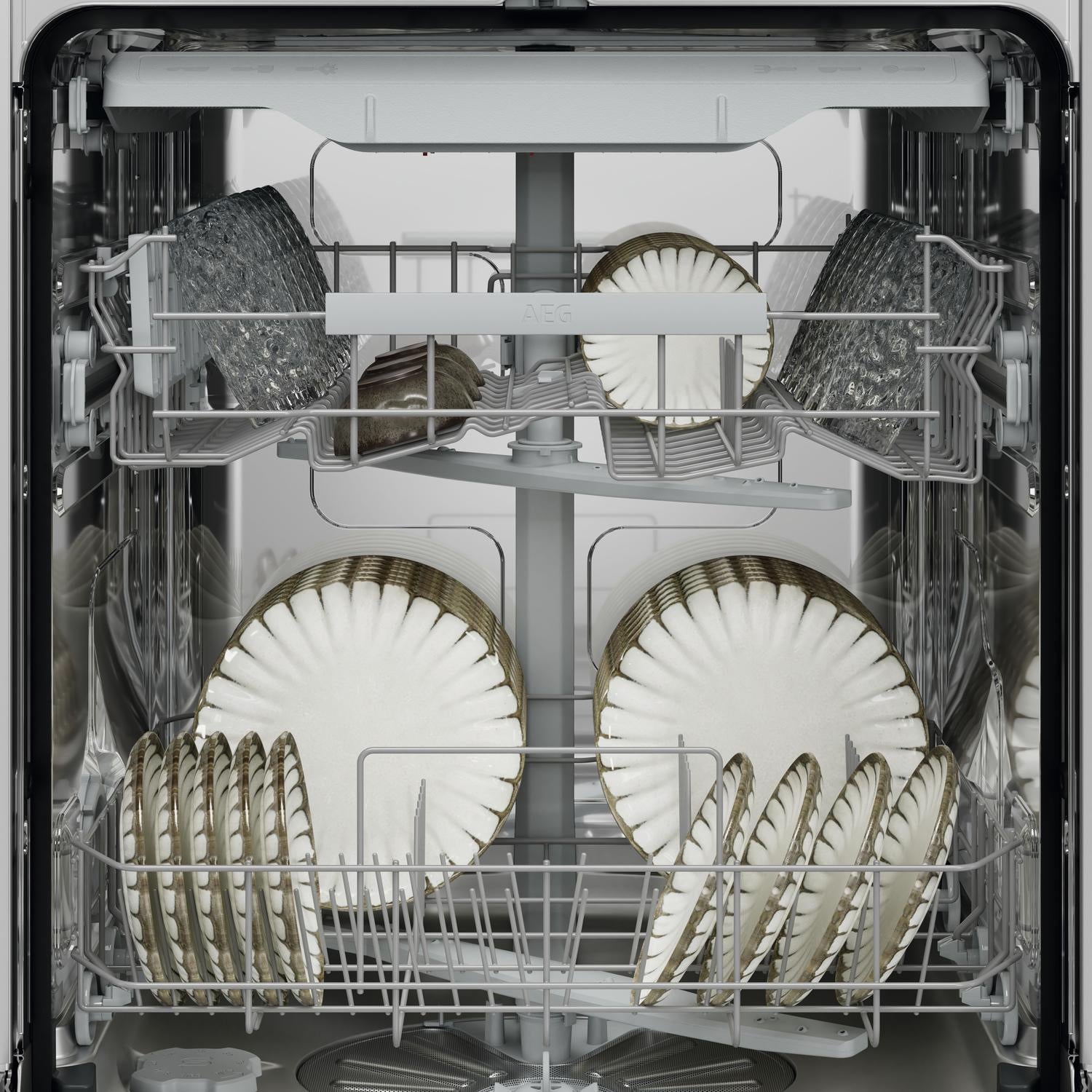 AEG GF5200D2SNM Dishwasher - Stainless Steel - 14 Place Settings