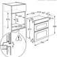 AEG GU5CP20M 59.4cm Built In Multifunction double oven