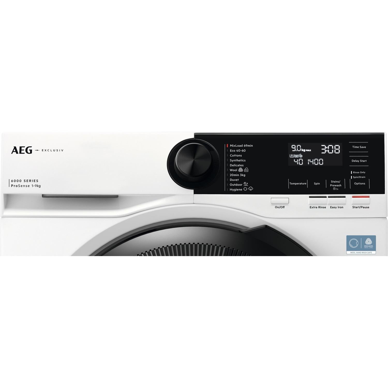 AEG LFR62944B 9kg 1400 Spin Washing Machine - White