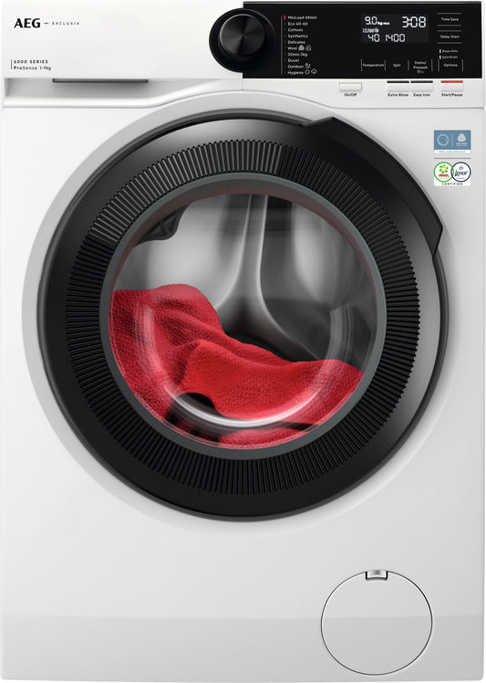 AEG LFR62944B 9kg 1400 Spin Washing Machine - White