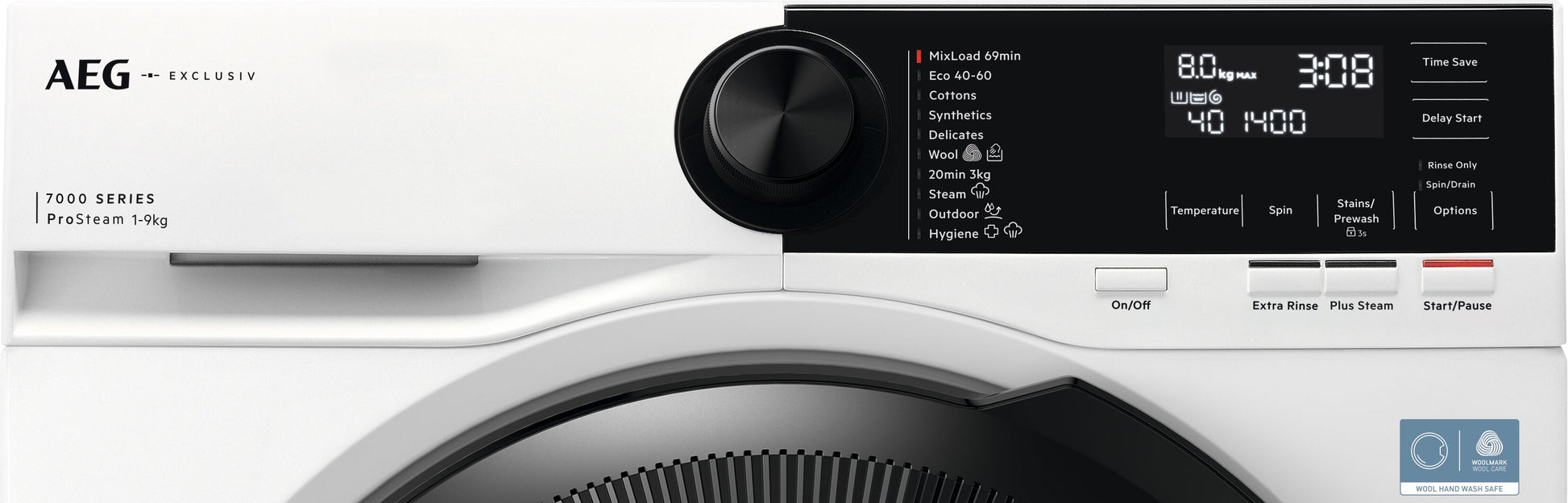 AEG LFSR72944B 9kg 1400 Spin Washing Machine - White