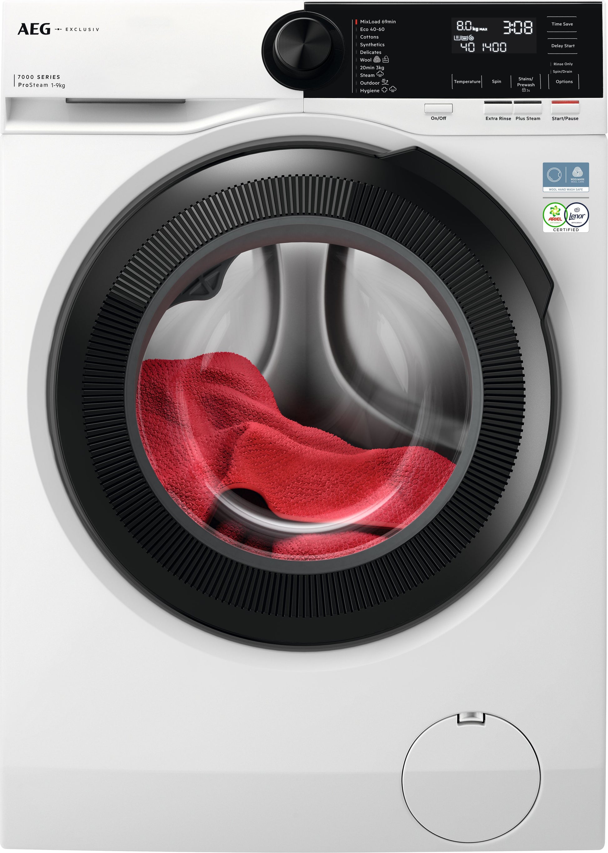 AEG LFSR72944B 9kg 1400 Spin Washing Machine - White