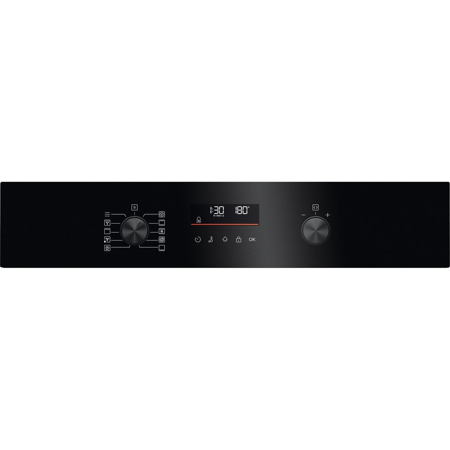 AEG OU5PB40XK 59.6cm Built In Electric Single Oven - Black
