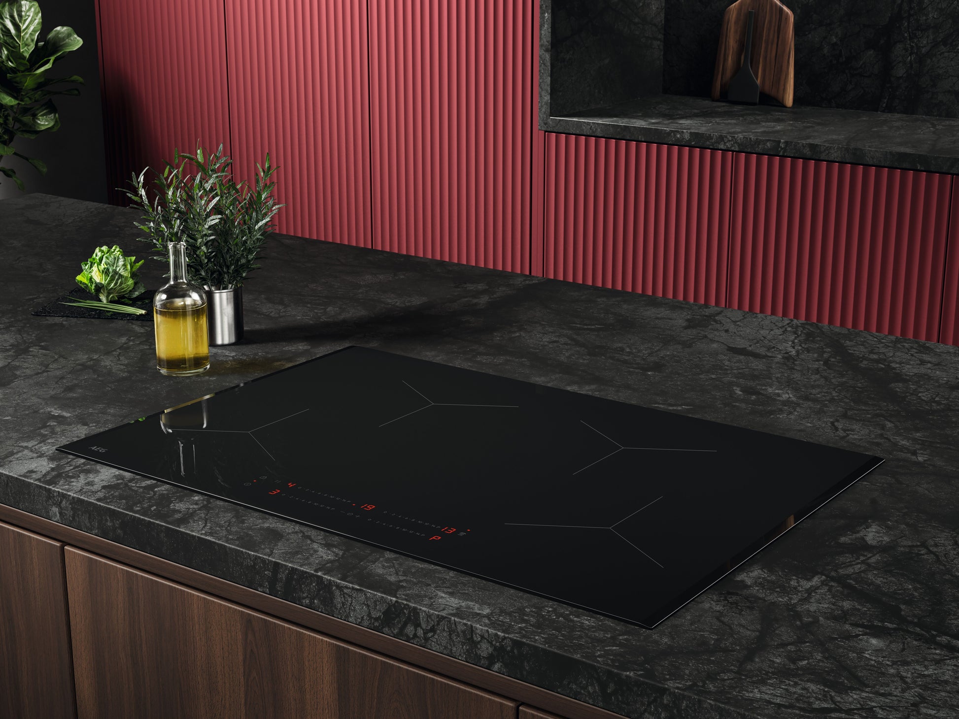 AEG SO84IA00FB 78cm Induction Hob - Black