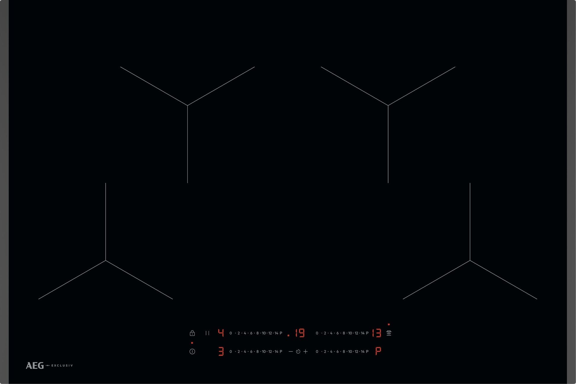 AEG SO84IA00FB 78cm Induction Hob - Black