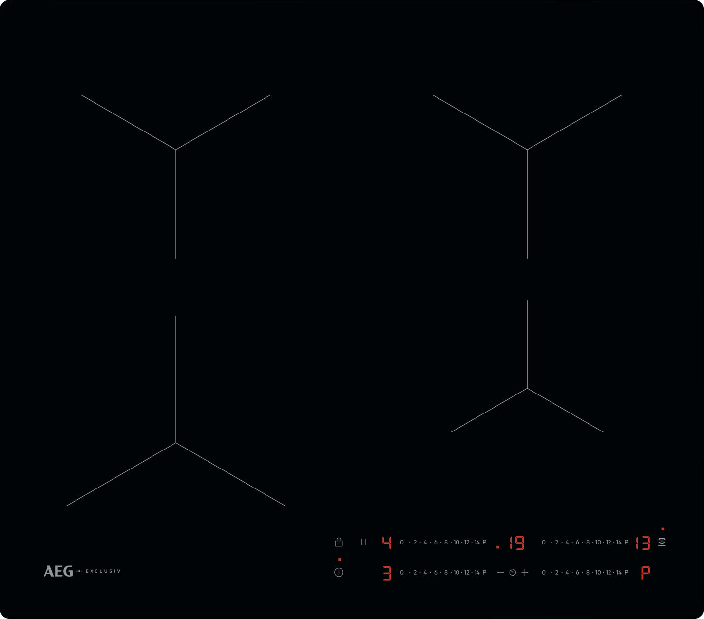 AEG TO64IA00CB 58cm Induction Hob - Black