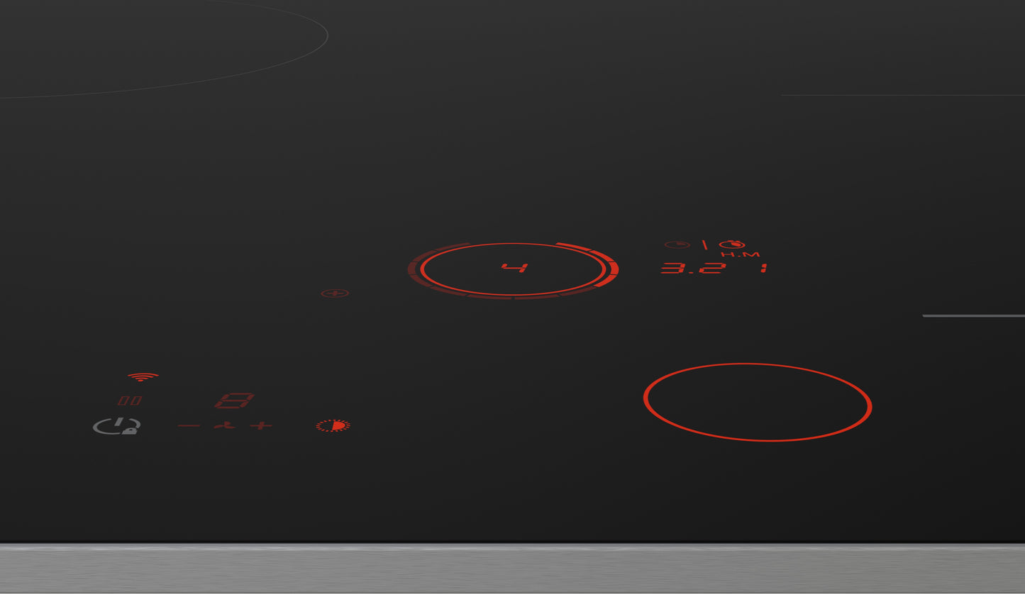 Asko HID824GC 80cm 4 Zone Induction Hob - Black