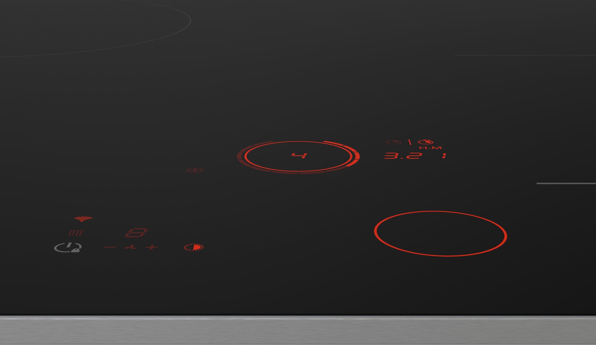 Asko HID824GC 80cm 4 Zone Induction Hob - Black