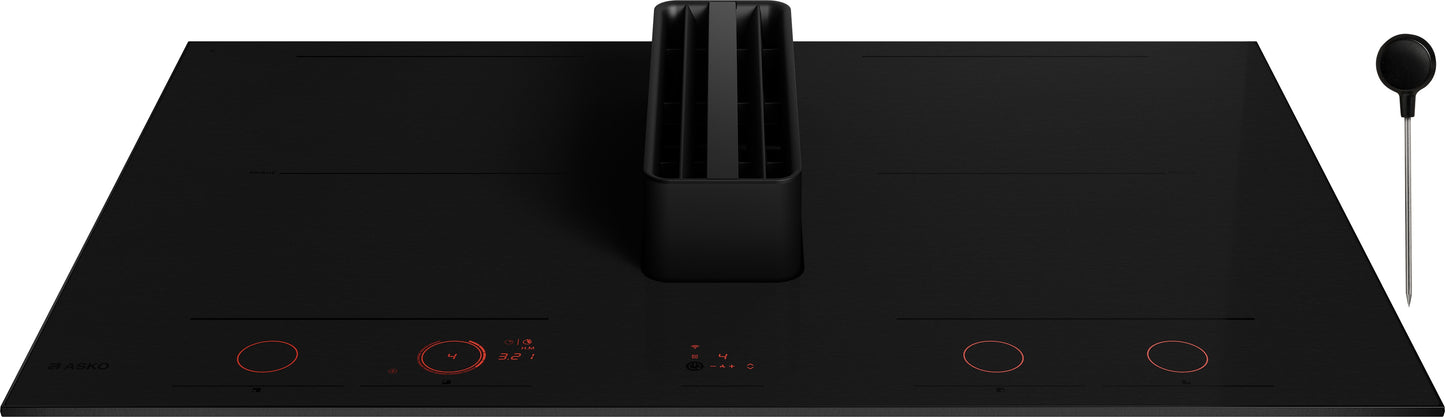 Asko HIHD854MM 90cm 4 Zone Hood-in hob