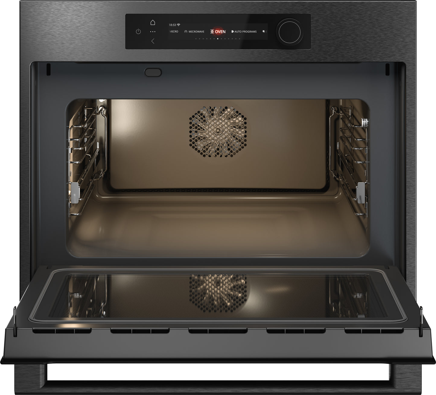 ASKO OCM64BSH 45cm Built In Combi  Oven with Microwave - Black Steel