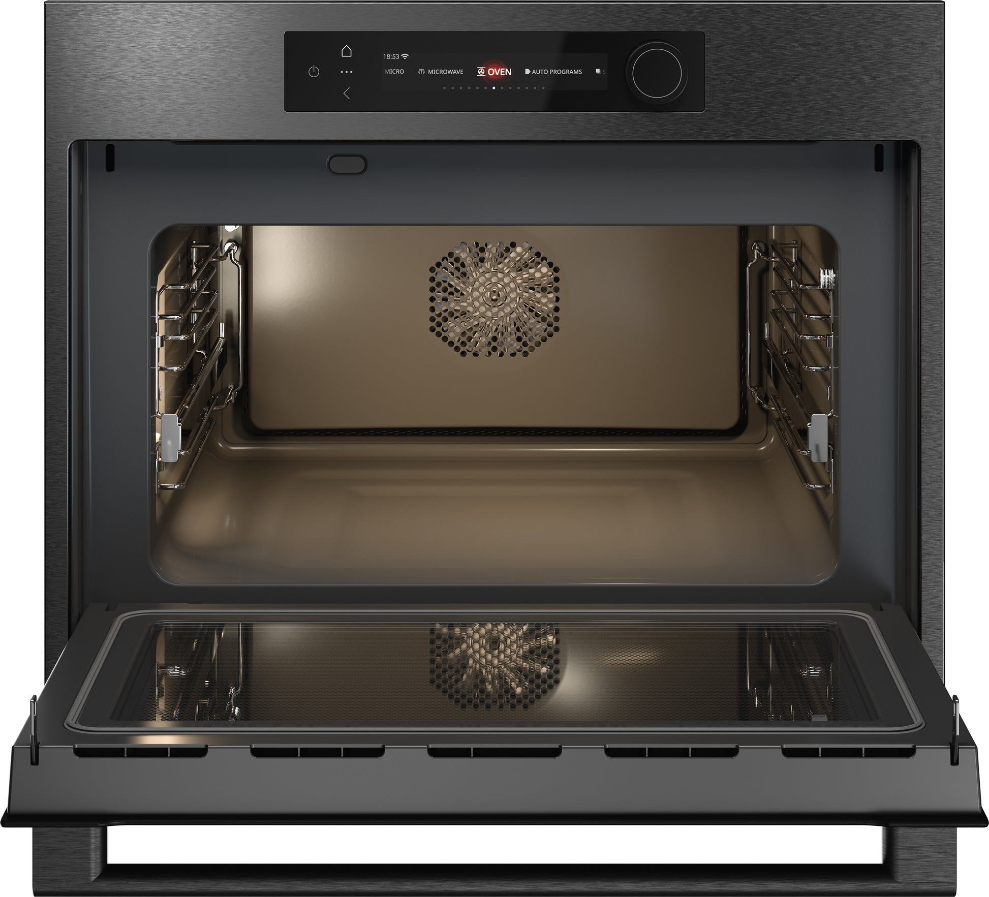 ASKO OCM64BSH 45cm Built In Combi  Oven with Microwave - Black Steel