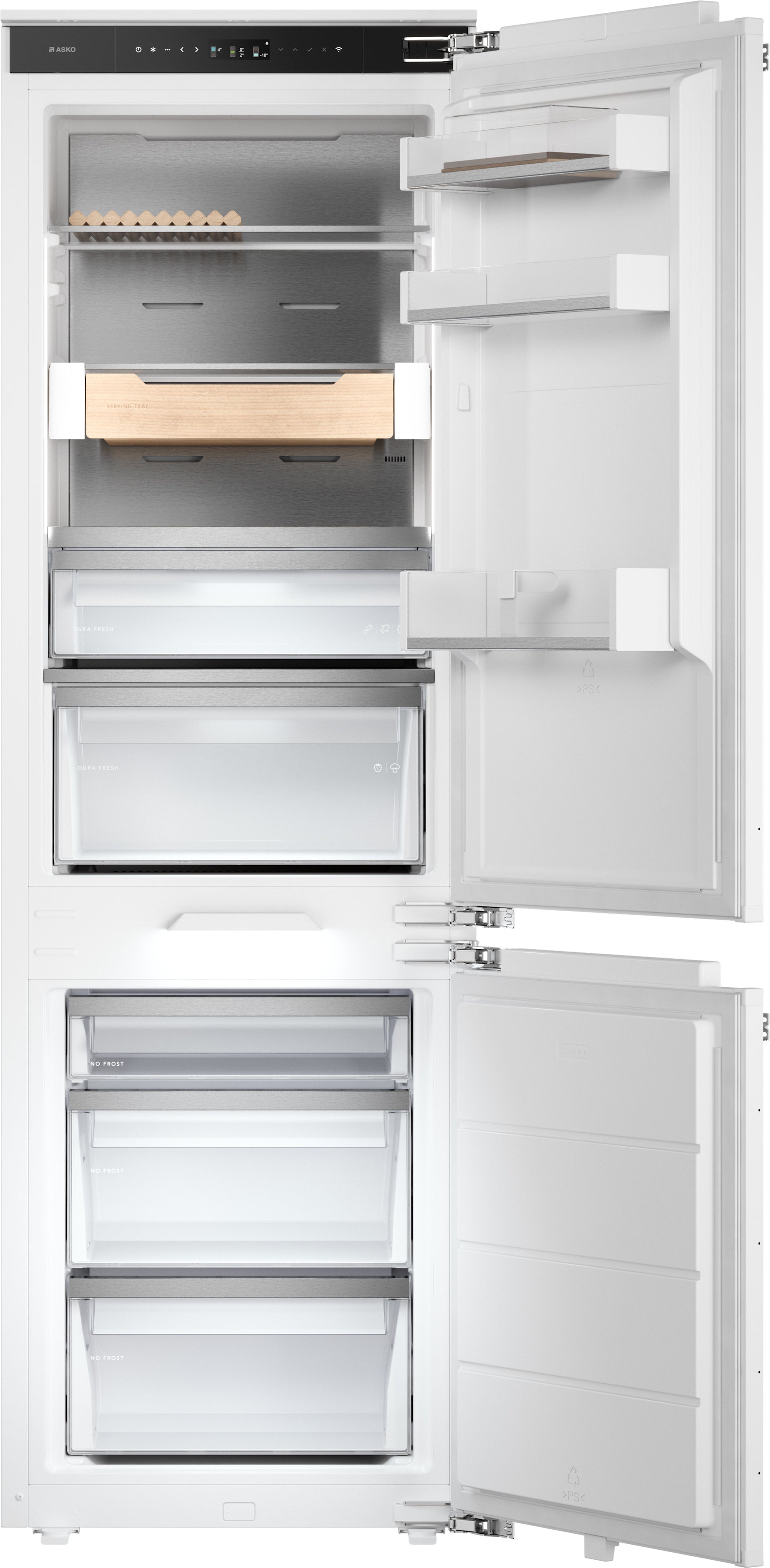 ASKO RBC576DNC1.UK 60/40 Integrated No Frost Fridge Freezer
