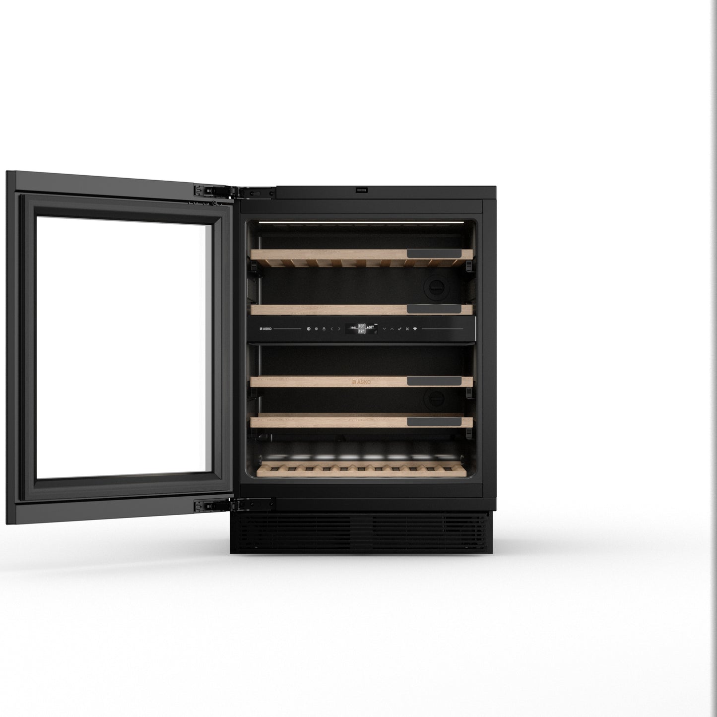 Asko WCN25842G 2 Zone Wine Cooler - Black