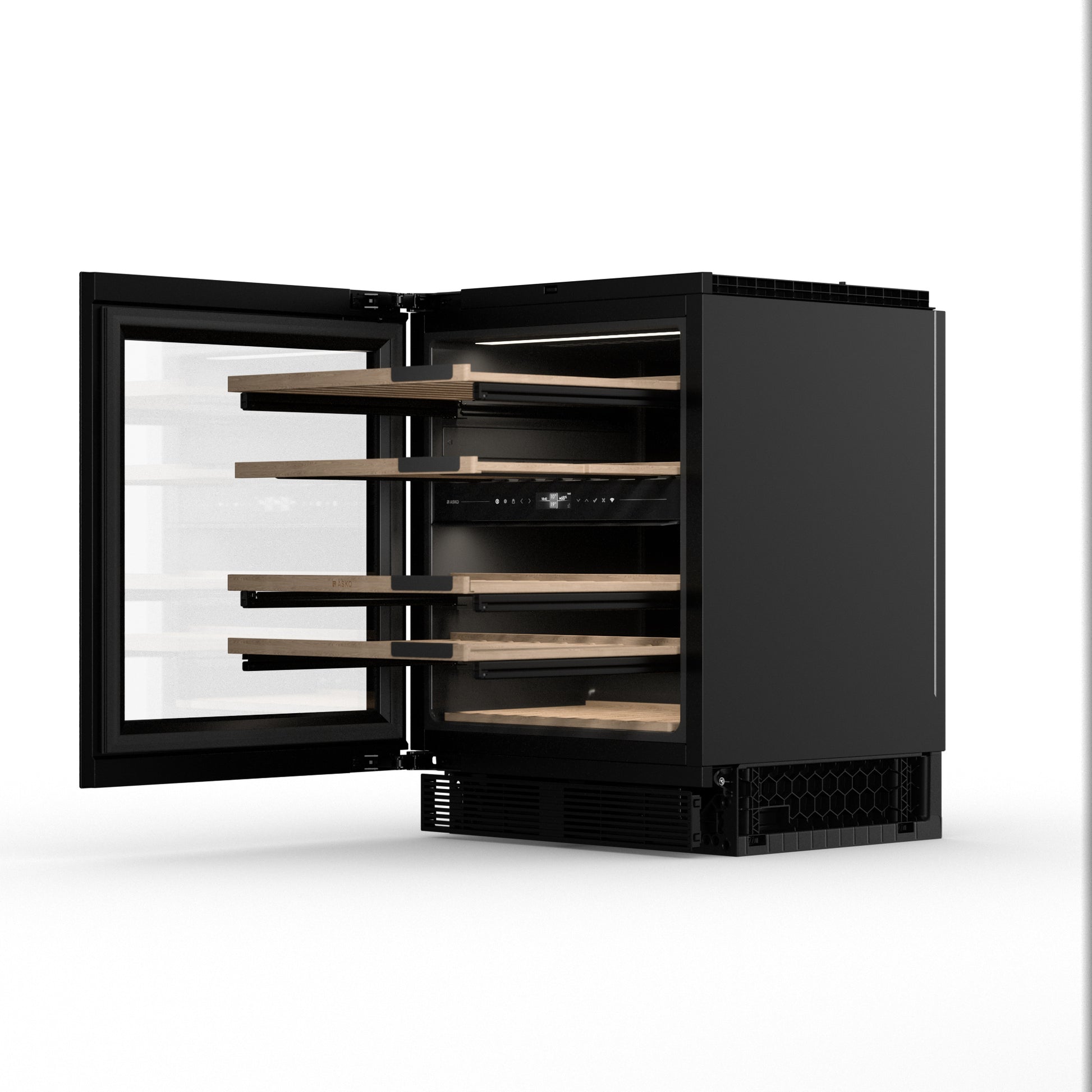 Asko WCN25842G 2 Zone Wine Cooler - Black