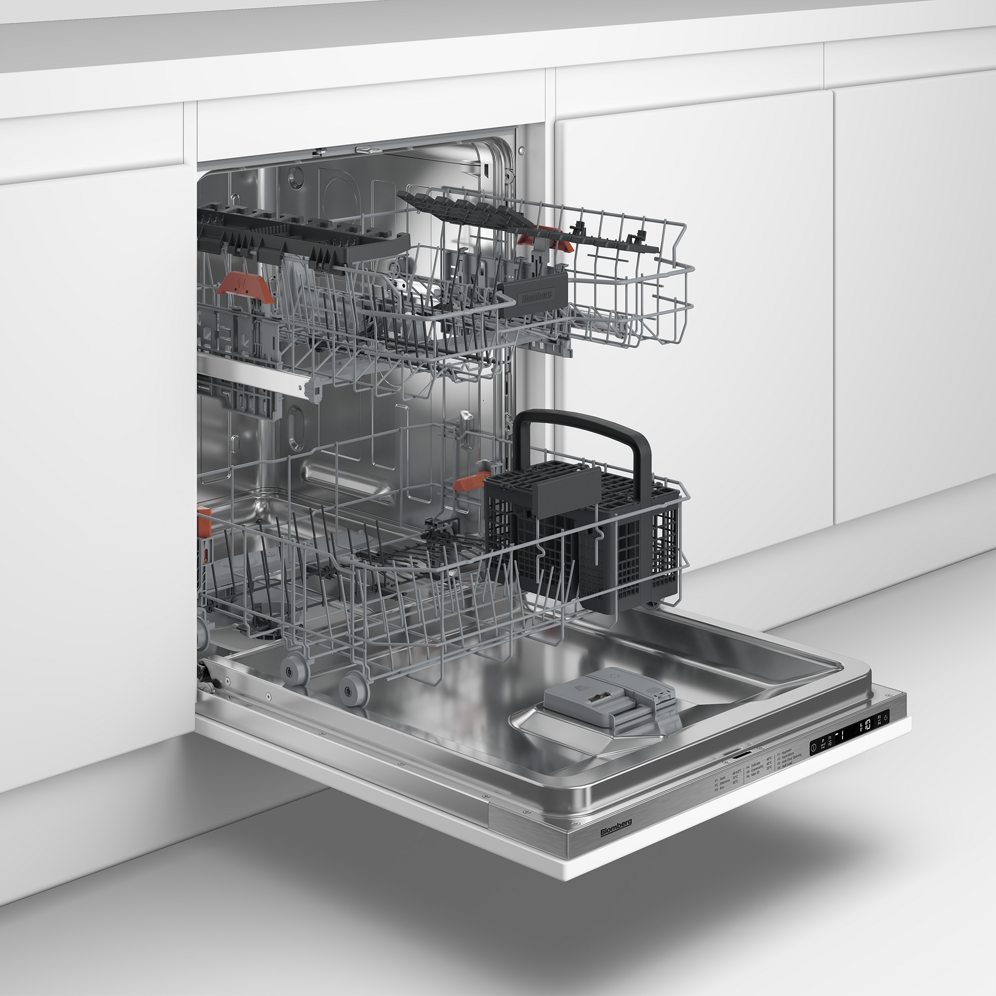 Blomberg LDV42420 Integrated Full Size Dishwasher with SuperGloss - Fixed Hinge - 14 Place Settings