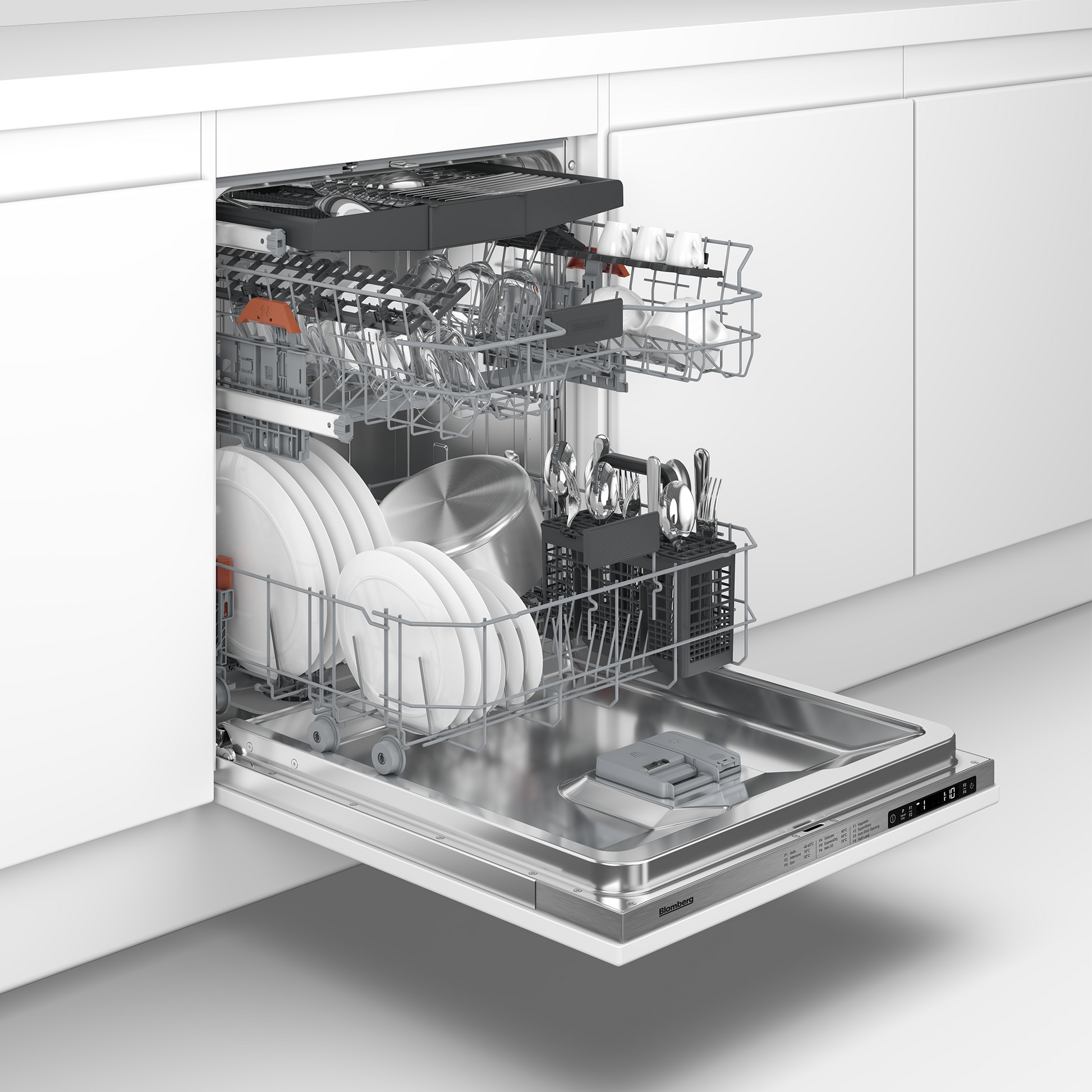 Blomberg LDV52420 Integrated Full Size Dishwasher with Hygiene+ 15 Place Settings