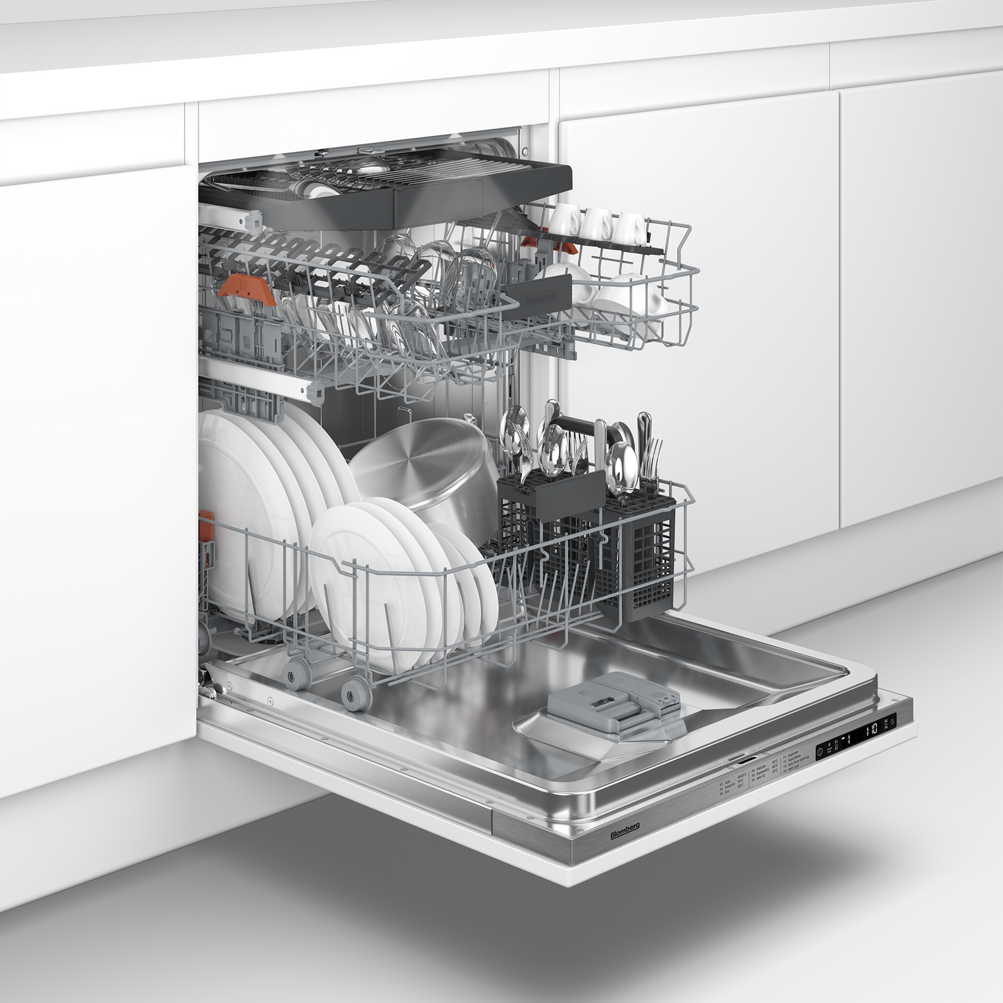 Blomberg LDV52520 Integrated Full Size Dishwasher with Hygiene+ 15 Place Settings
