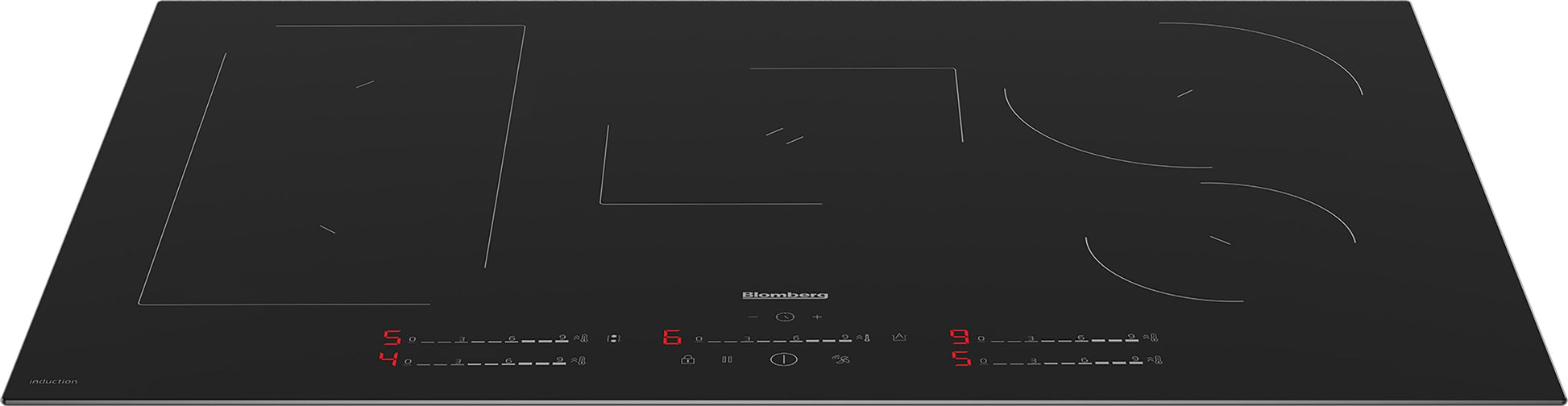 Blomberg MIX55487N 78cm Cook Sensor Induction Hob - Black