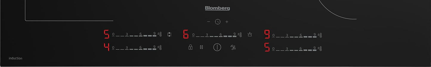 Blomberg MIX55487N 78cm Cook Sensor Induction Hob - Black