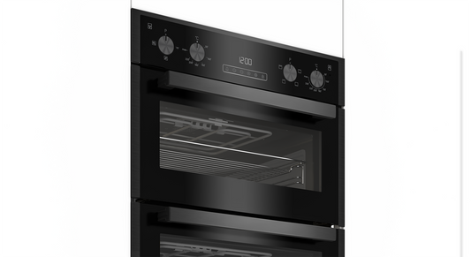 Blomberg RODN9202DX 59.4cm Built In Electric Double Oven - Dark Steel