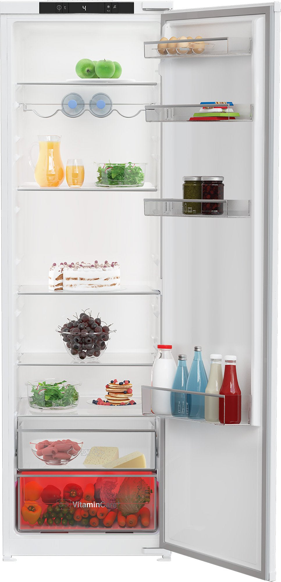 Blomberg SST4455VI VitaminCare+ 54cm Integrated Tall Larder Fridge - White