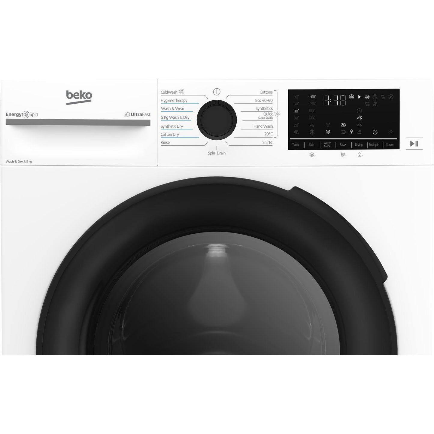 Beko BMND8545UW 8kg/5kg 1400 Spin Washer Dryer - White